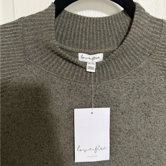 love, Fire Olive Long Sleeve Dress - Picture 5 of 6